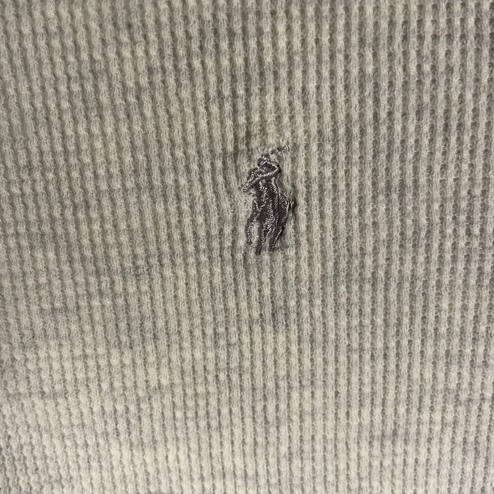 Polo Ralph Lauren Men Size XL Waffle Knit Sleepwear Thermal Top Cream Loungewear